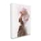 Stupell Industries Woman with Pink Floral Crown Canvas Wall Art